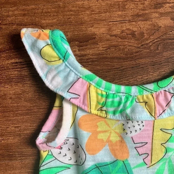 Okie Dokie Floral Infant Baby Girls Top 3 Months NWT - Picture 3 of 5